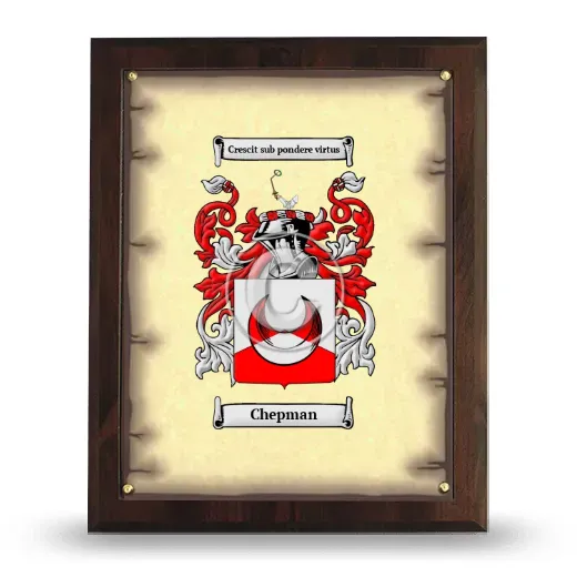 Chepman Coat of Arms Plaque