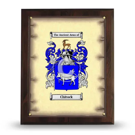 Chitock Coat of Arms Plaque