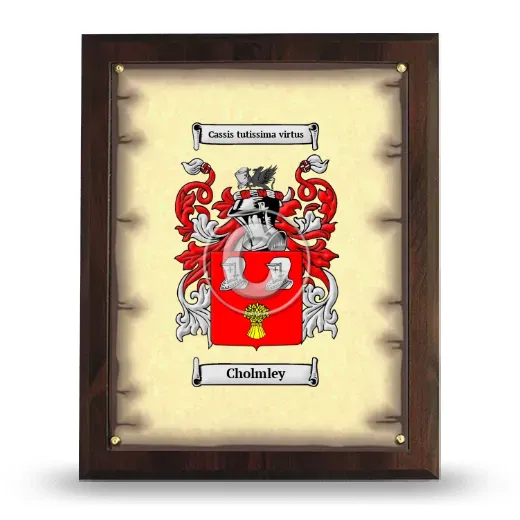 Cholmley Coat of Arms Plaque
