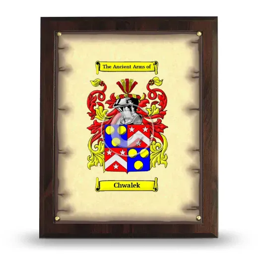 Chwalek Coat of Arms Plaque