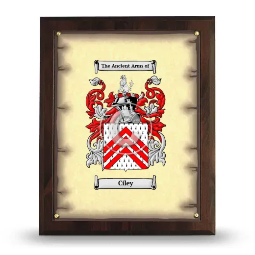 Ciley Coat of Arms Plaque
