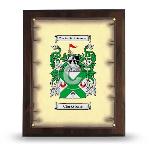 Clarkstone Coat of Arms Plaque