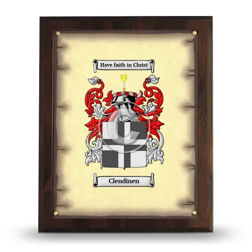 Clendinen Coat of Arms Plaque