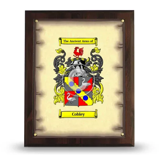 Cobley Coat of Arms Plaque
