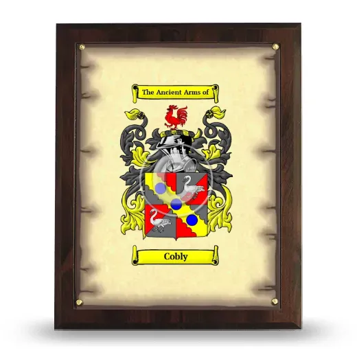 Cobly Coat of Arms Plaque