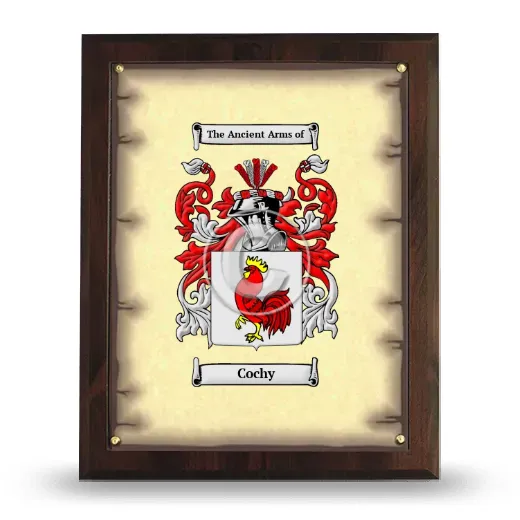 Cochy Coat of Arms Plaque