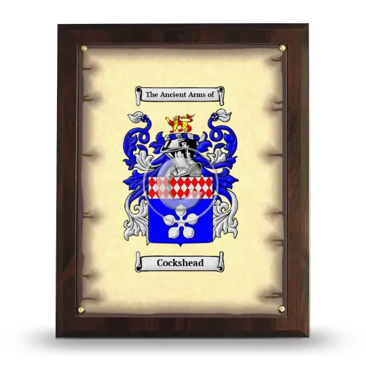 Cockshead Coat of Arms Plaque