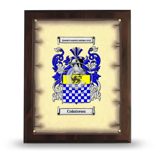 Cointreau Coat of Arms Plaque