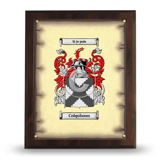 Colquhoun Coat of Arms Plaque
