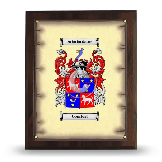 Comfort Coat of Arms Plaque