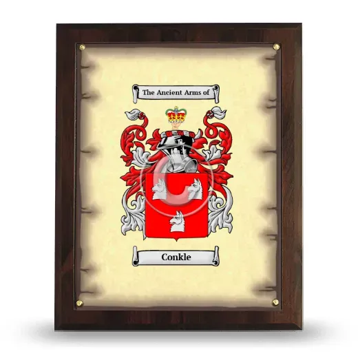 Conkle Coat of Arms Plaque