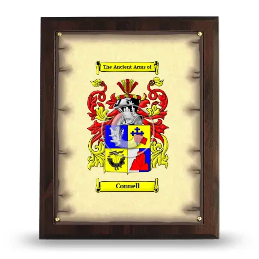 Connell Coat of Arms Plaque