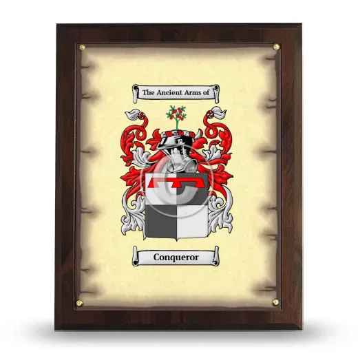 Conqueror Coat of Arms Plaque