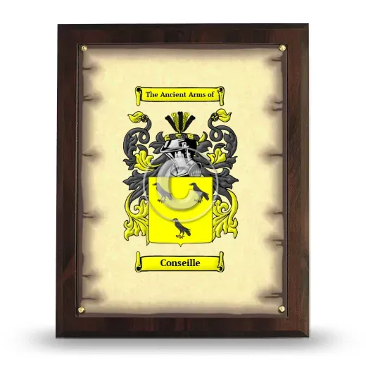 Conseille Coat of Arms Plaque
