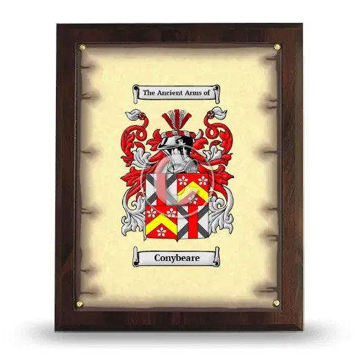 Conybeare Coat of Arms Plaque