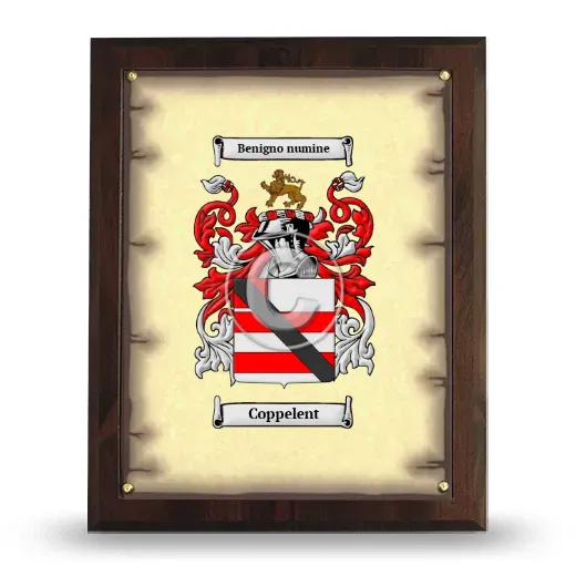 Coppelent Coat of Arms Plaque