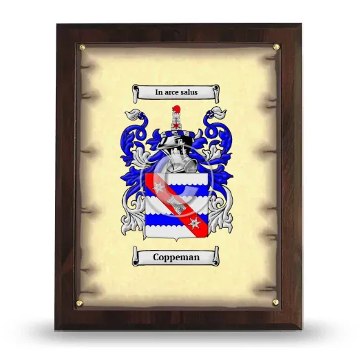 Coppeman Coat of Arms Plaque