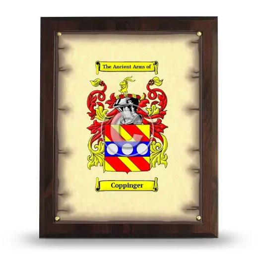 Coppinger Coat of Arms Plaque