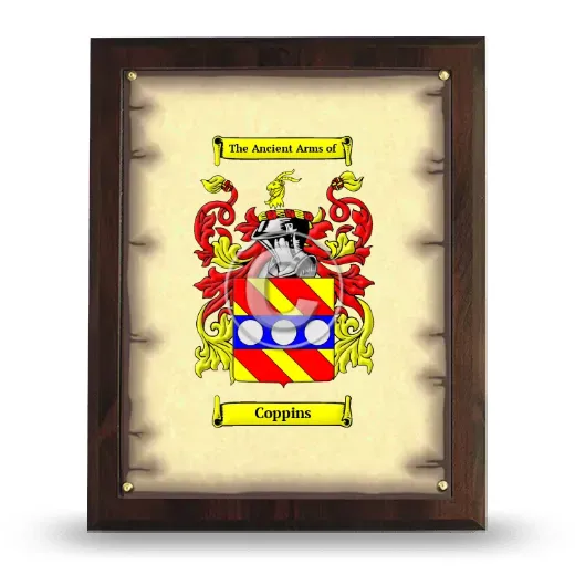 Coppins Coat of Arms Plaque
