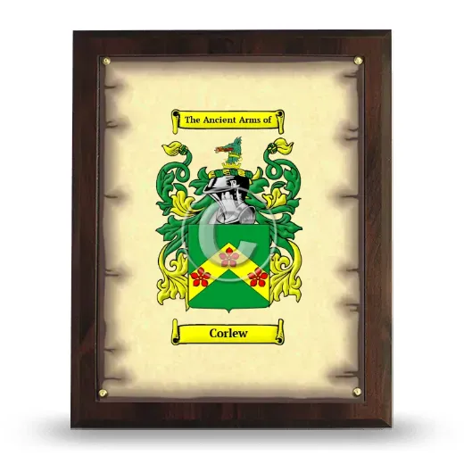 Corlew Coat of Arms Plaque