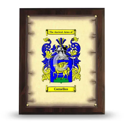 Cornelius Coat of Arms Plaque