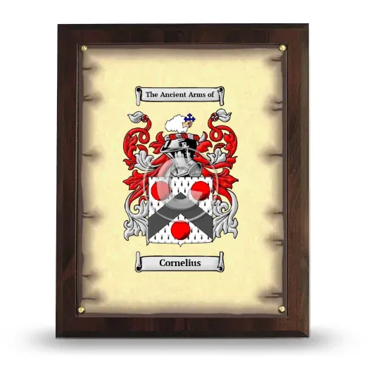 Cornelius Coat of Arms Plaque