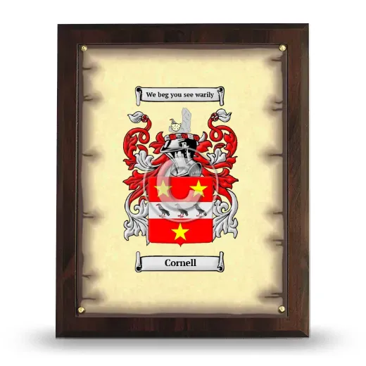 Cornell Coat of Arms Plaque