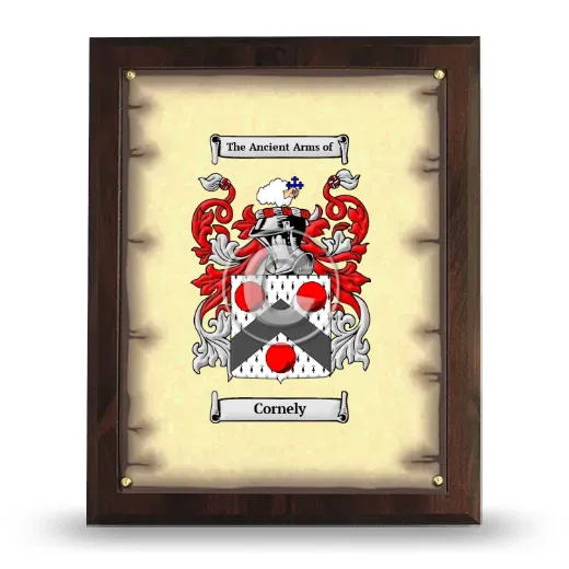 Cornely Coat of Arms Plaque