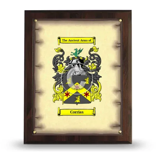 Corrias Coat of Arms Plaque