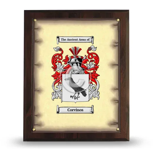 Corvinos Coat of Arms Plaque