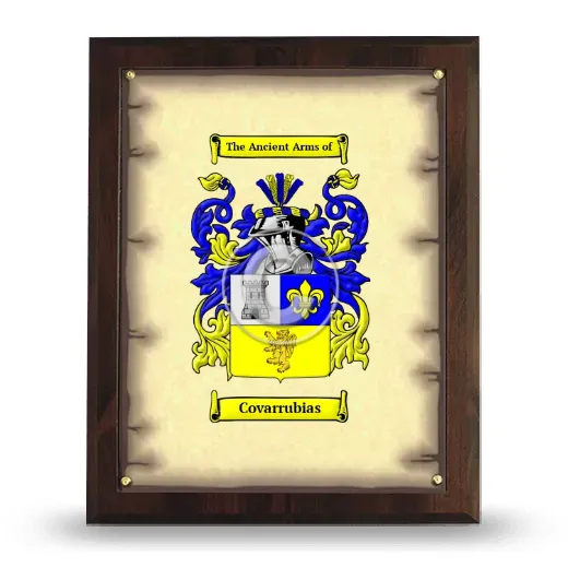 Covarrubias Coat of Arms Plaque