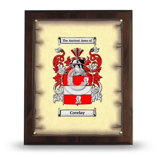 Covelay Coat of Arms Plaque