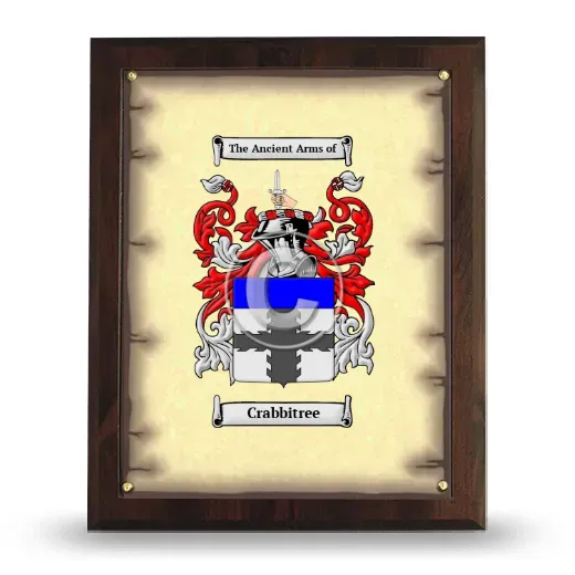 Crabbitree Coat of Arms Plaque