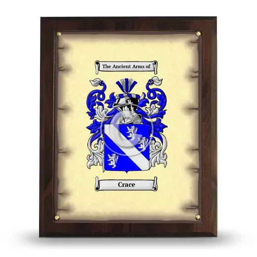 Crace Coat of Arms Plaque