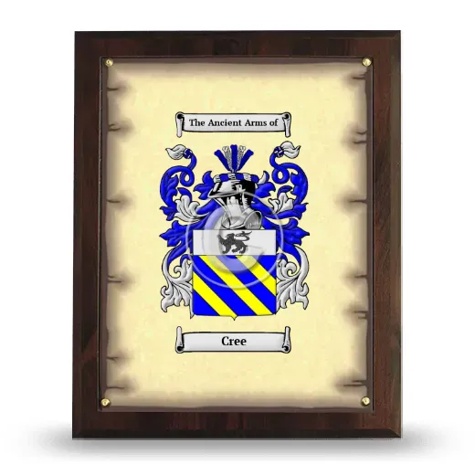 Cree Coat of Arms Plaque