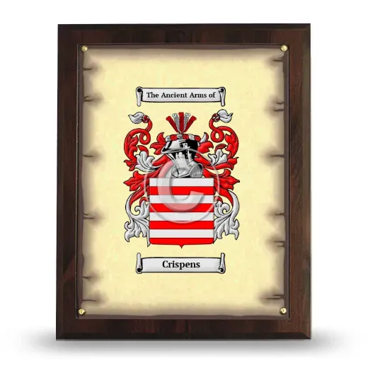 Crispens Coat of Arms Plaque