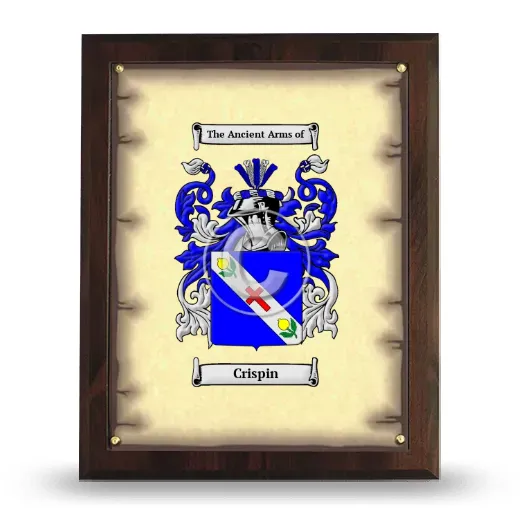 Crispin Coat of Arms Plaque