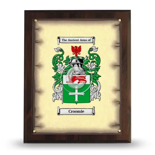 Croomie Coat of Arms Plaque