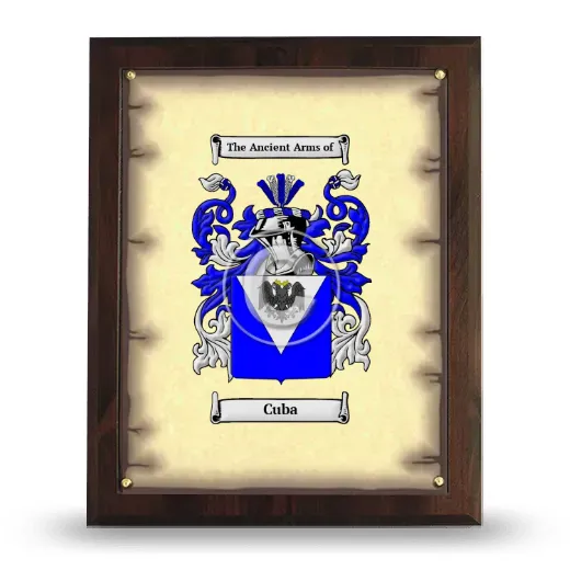 Cuba Coat of Arms Plaque