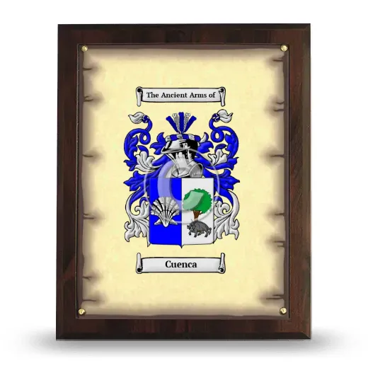 Cuenca Coat of Arms Plaque