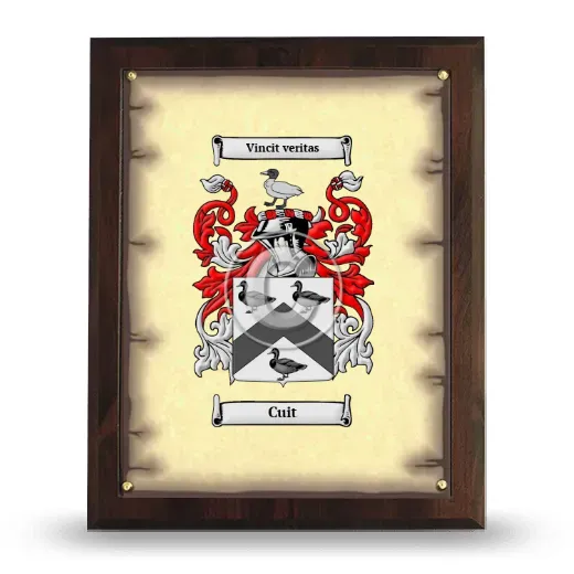 Cuit Coat of Arms Plaque