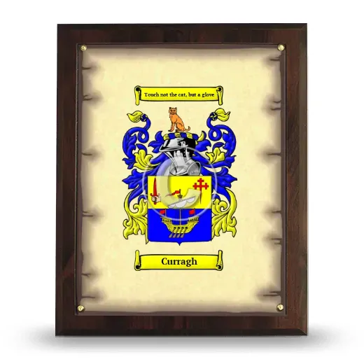 Curragh Coat of Arms Plaque