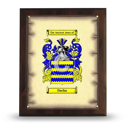 Dacha Coat of Arms Plaque