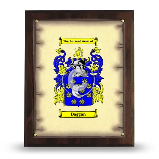 Daggan Coat of Arms Plaque