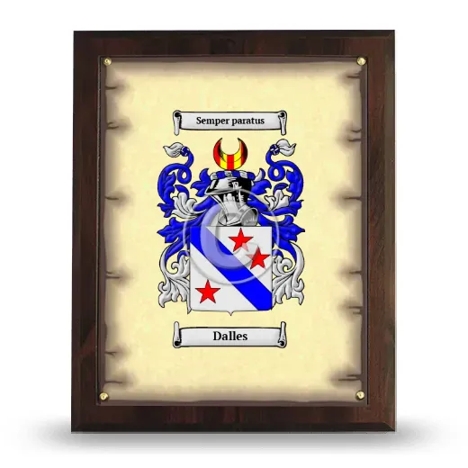 Dalles Coat of Arms Plaque