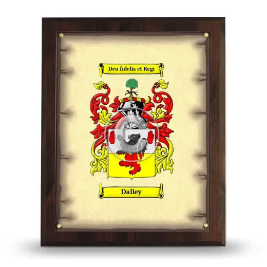 Dalley Coat of Arms Plaque