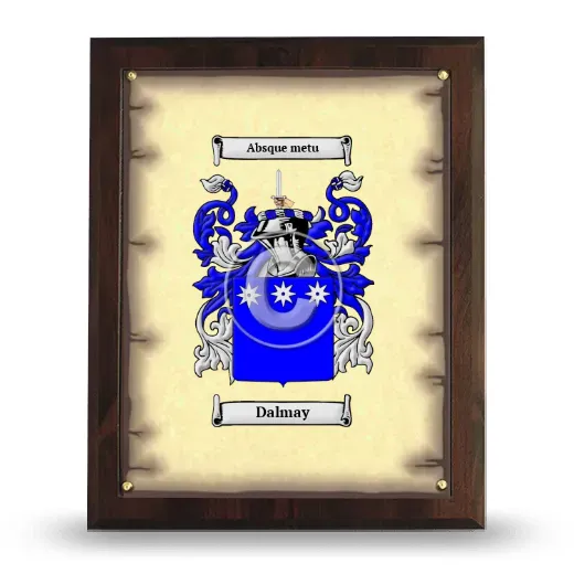 Dalmay Coat of Arms Plaque