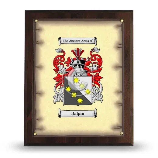 Dalpra Coat of Arms Plaque