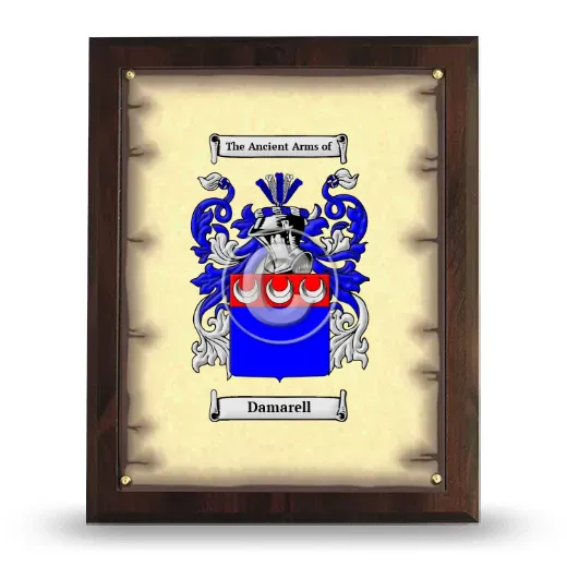 Damarell Coat of Arms Plaque