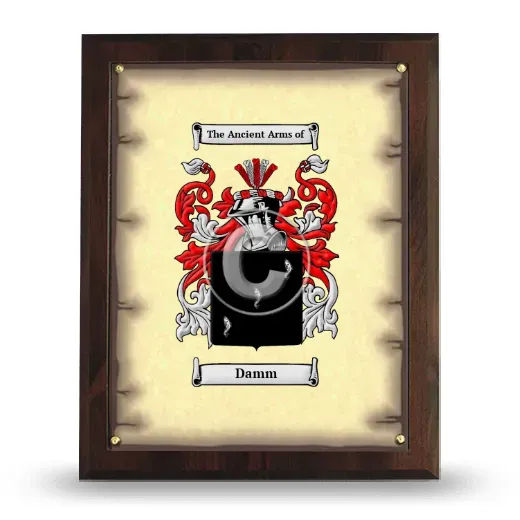 Damm Coat of Arms Plaque
